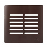 Placa p/ 12 Interruptores ( especial) 4x4 - Novara Marrom Fosco 